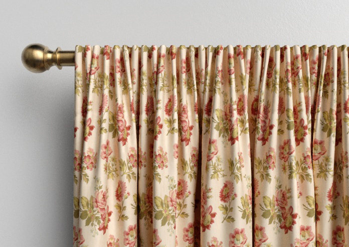 Shabby Chic by Rachel Ashwell Eloise, Vintage Pink - Made to Measure Curtains - Image 9